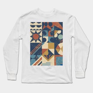 geometric design Long Sleeve T-Shirt